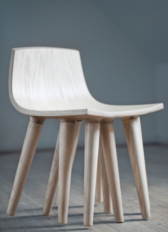 sepii chair with numerous legs