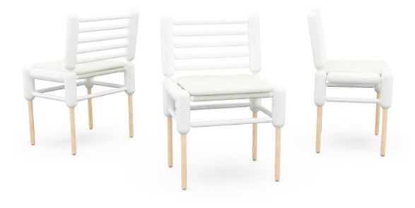 cheviot chairs inspired by cloning by tomas ekstrom