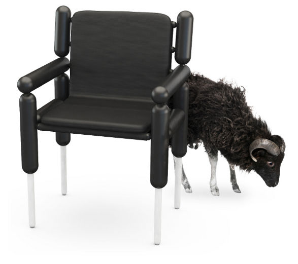 ouessant chair inspired by cloning by kallbrand