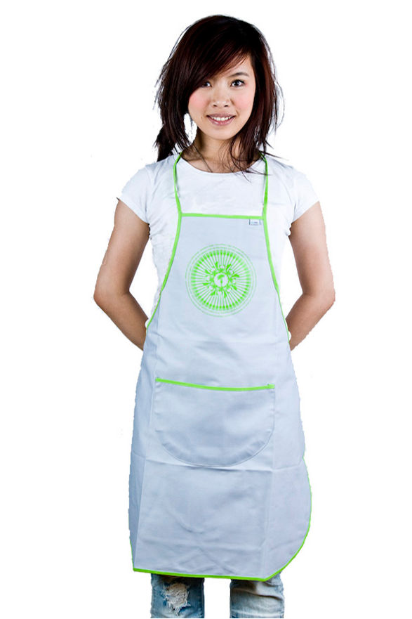 colorfolk apron with recipe for pierogi