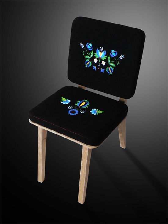 kaszebe chair inspired by folk art