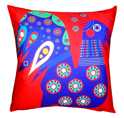 decorative pillow inspired by spain folk 2