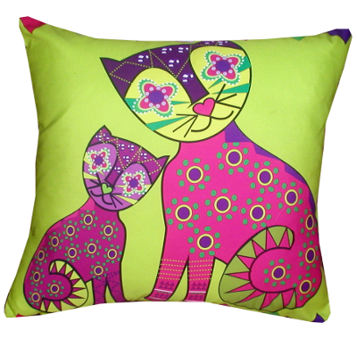 decorative pillow inspired by spain folk