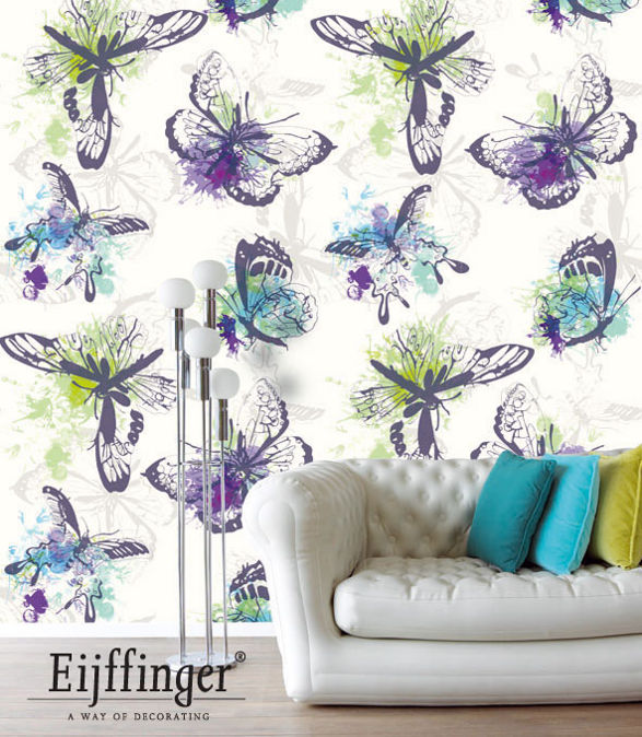 butterflies eijffinger wallpaper for living room