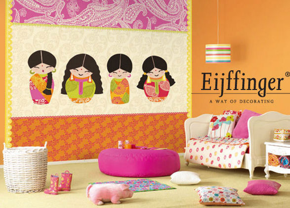 eijffinger wallpaper for girls room