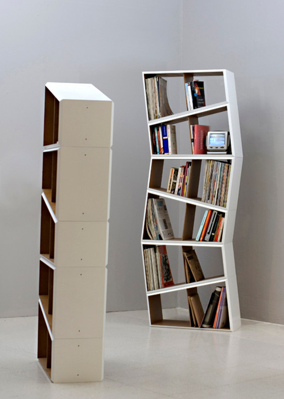 6 degrees  shelves inspired by blocks building