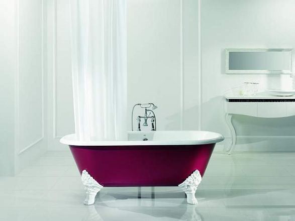 carlton bathtube in purple