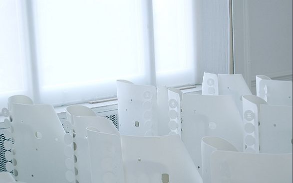 white modern chair covers