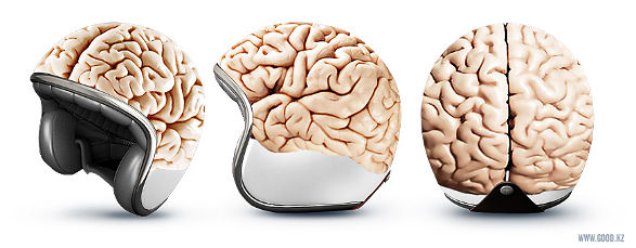 brain motorcycle helmet