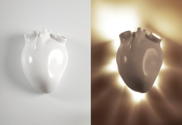 heart shaped lamp