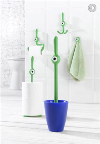 toq koziol bathroom accessories inspired by aliens