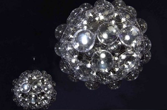 bubbles star lamps inspired by cosmos