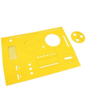 plate pad inspired by reel-to-reel recorder