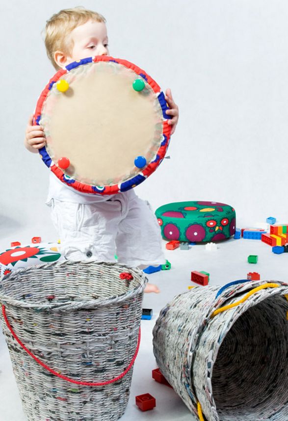 pleciak recyclable storage stool for children