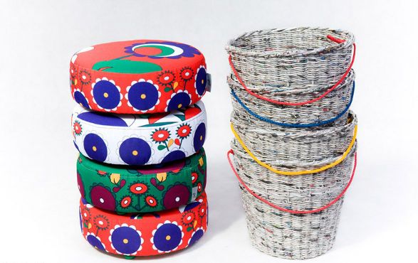 pleciak storage stool for kids recyclable