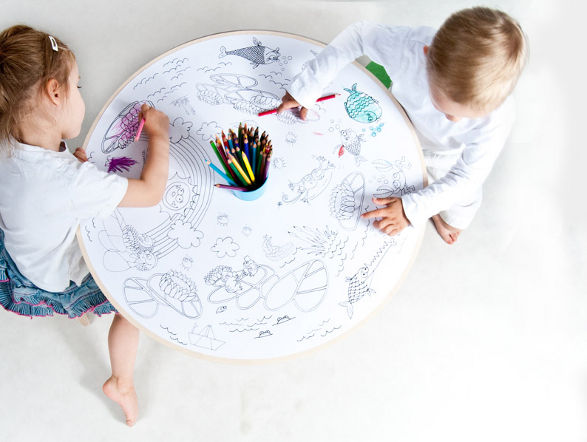 recik by protein design table and stool for little artists