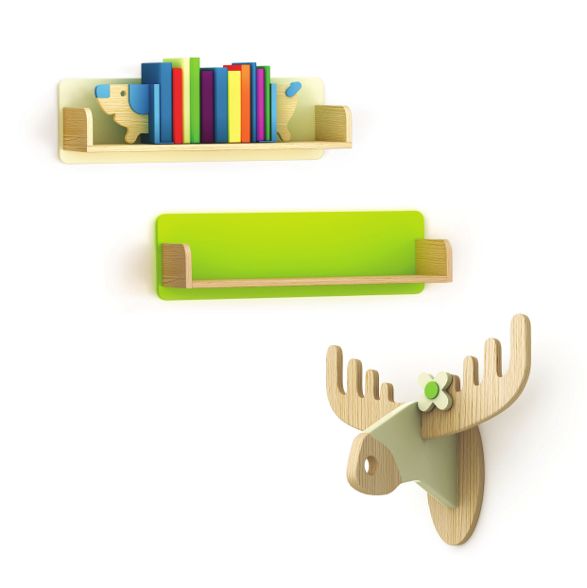 hanger bookend and shelf by timoore for kids