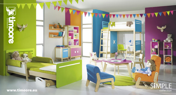 simple collection by timoore furniture for child's room