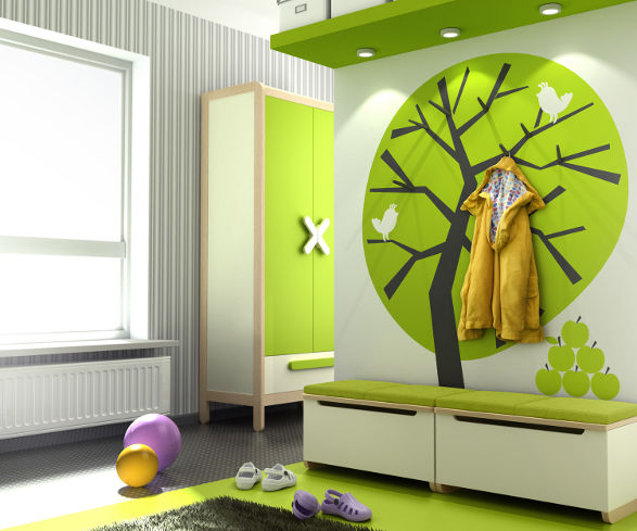 wardrobe and toy box for kid's room simple collection by timoore