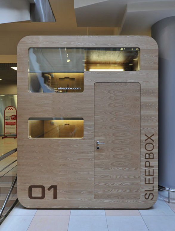 sleepbox by arch group at the moscow airport