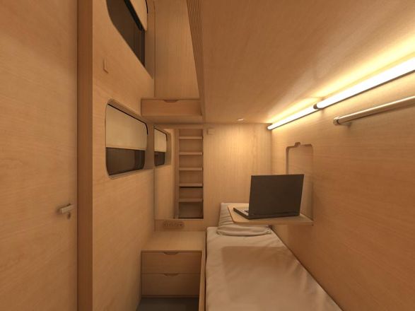 sleepbox by arch group mini hotel room for travelers