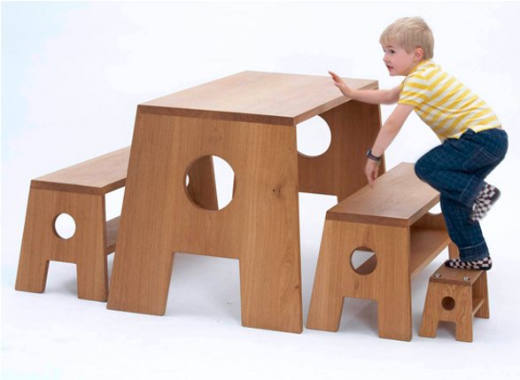 COLLECT FURNITURE STOOL FAMILY FOR KIDS AND ADULTS