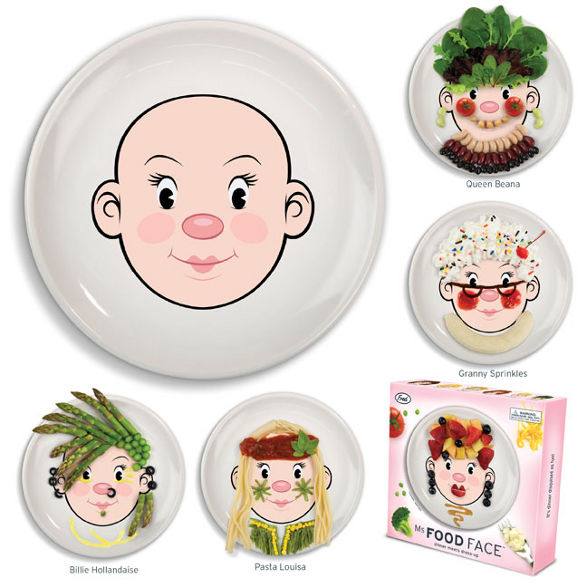 food face funny plate for kids