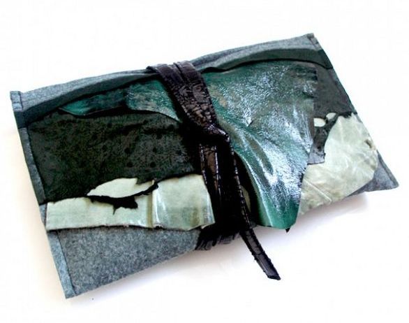 cado trashion bag in spring green colour