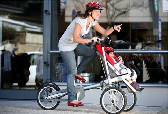 taga bicycle and stroller