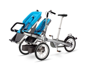 taga bike and twin stroller