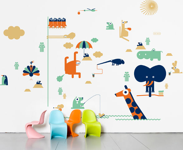 BD ZOO wall stickers for child's room