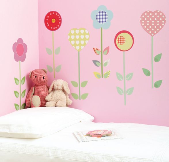 polly patch wall stickers for girls room