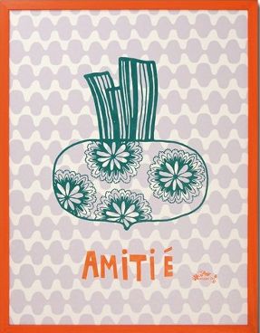 amitee silkscreen print for child's room