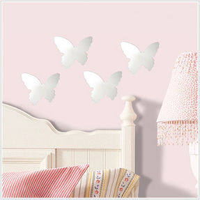 butterfly mirror for girl's room