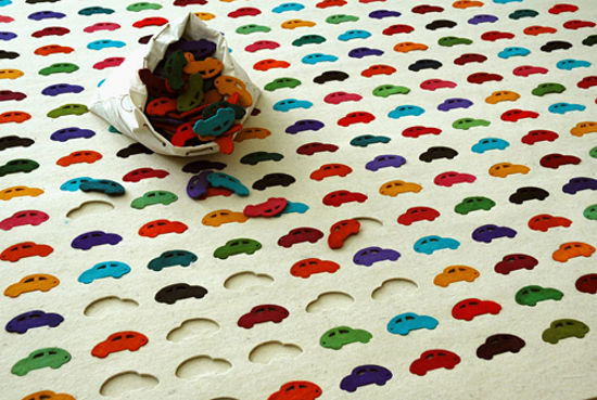 cars carpet inspired by transportation