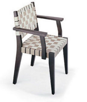 arborline chair made of seat belts